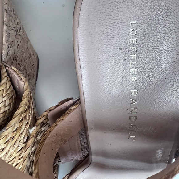 Loeffler Randall Lake Strappy Woven Cork Wedge Size 8 - Picture 9 of 9